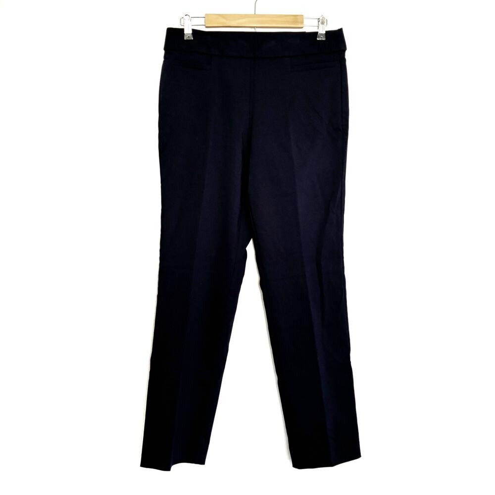 Liz Claiborne Lisa Navy Blue Pull-On Casual Dress Pants NWT Womens 8